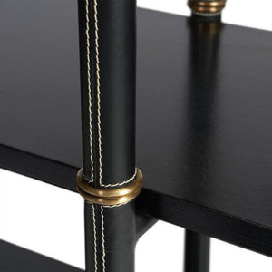 Reneau Low Shelf-Blue Hand Home
