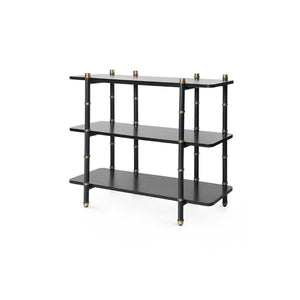Reneau Low Shelf-Blue Hand Home