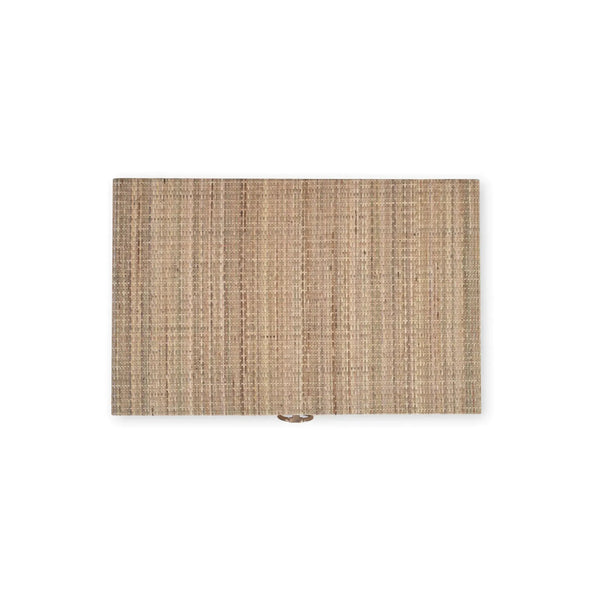 Renoir Rattan Bedside Table-Blue Hand Home