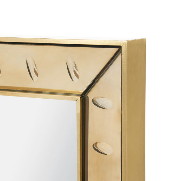 Reese Large Mirror, Antique Champagne Mirror