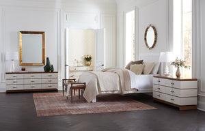 Reese Large Mirror, Antique Champagne Mirror