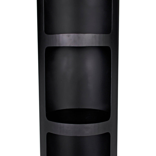 Reverso Bookcase, Black Steel-Noir Furniture-Blue Hand Home