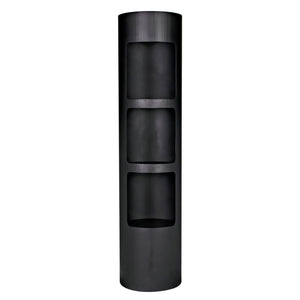 Reverso Bookcase, Black Steel-Noir Furniture-Blue Hand Home