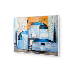 Reggio Framed Canvas, Multi-Color
