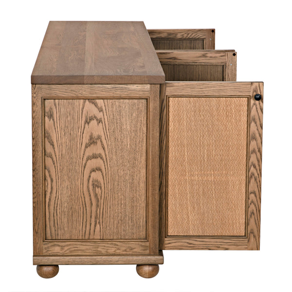 Robinson Credenza, White Oak - 72x20x32-Blue Hand Home