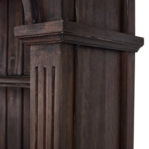 Roosevelt Double Arch Bookcase-Blue Hand Home