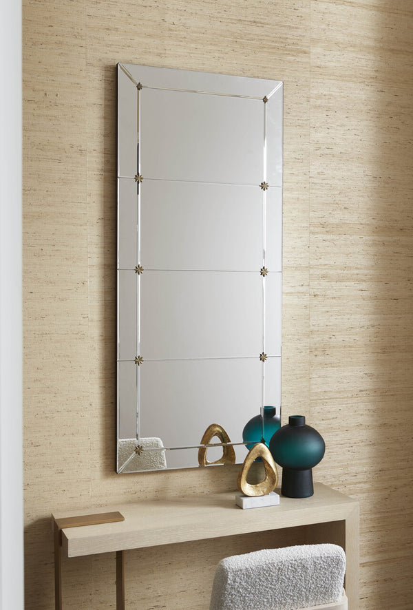 Rosette Mirror, Clear | Elegant French Country Wall Accent