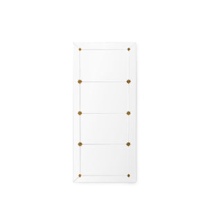 Rosette Mirror, Clear | Elegant French Country Wall Accent