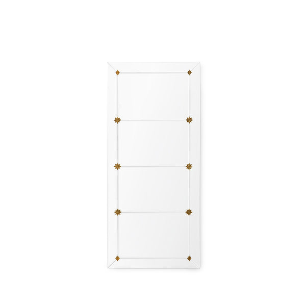 Rosette Mirror, Clear | Elegant French Country Wall Accent