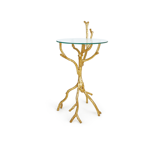 Rowan Accent Table-Blue Hand Home