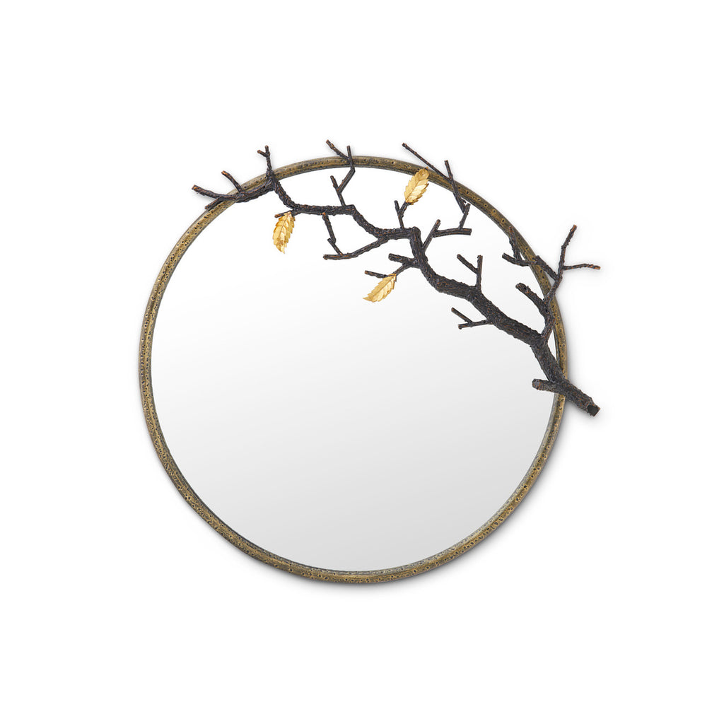 Rowan Mirror, Antique Brass