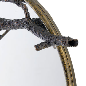 Rowan Mirror, Antique Brass