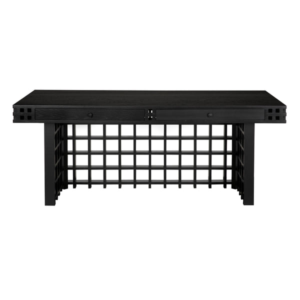 Rubiks Desk, RO, Black - 75x35x30-Blue Hand Home