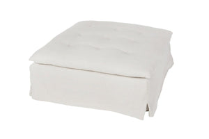 Sage Ottoman-Blue Hand Home