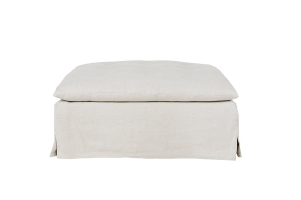 Sage Ottoman-Blue Hand Home