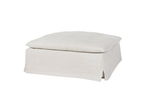 Sage Ottoman-Blue Hand Home