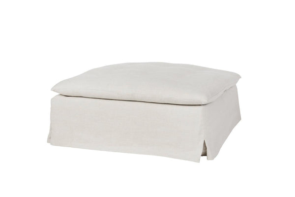 Sage Ottoman-Blue Hand Home