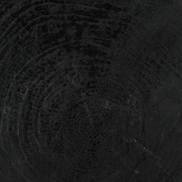 Samson Stool/Side Table, Black Burnt Resin-Noir Furniture-Blue Hand Home