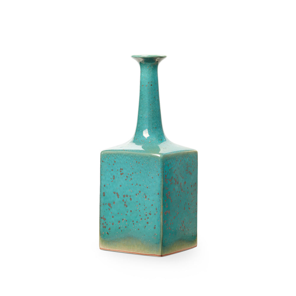 Sandor Large Vase, Mottled Turquoise