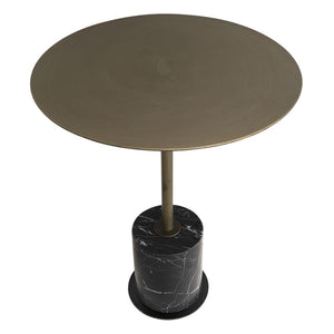 Santosh Side Table-Blue Hand Home