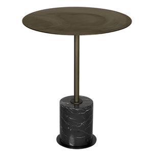 Santosh Side Table-Blue Hand Home