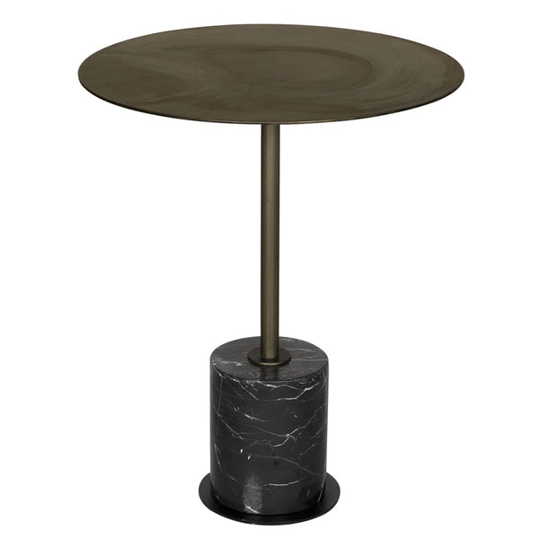 Santosh Side Table-Blue Hand Home