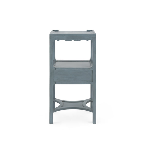 Sara 1-Drawer End Table-Blue Hand Home
