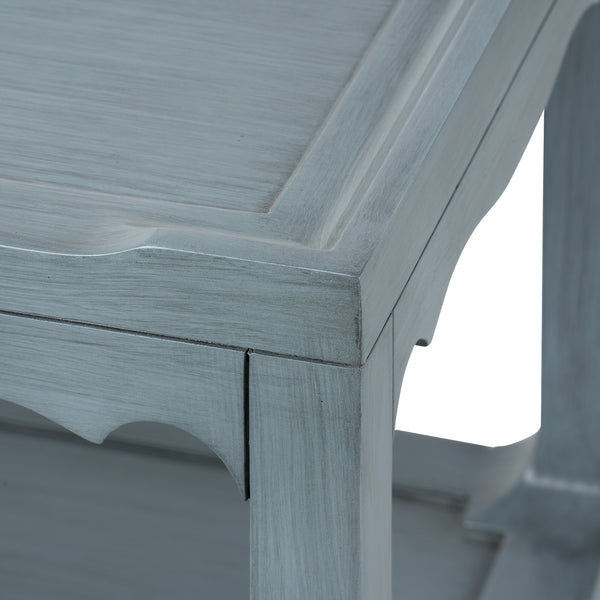 Sara 1-Drawer End Table-Blue Hand Home