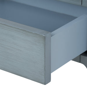 Sara 1-Drawer End Table-Blue Hand Home