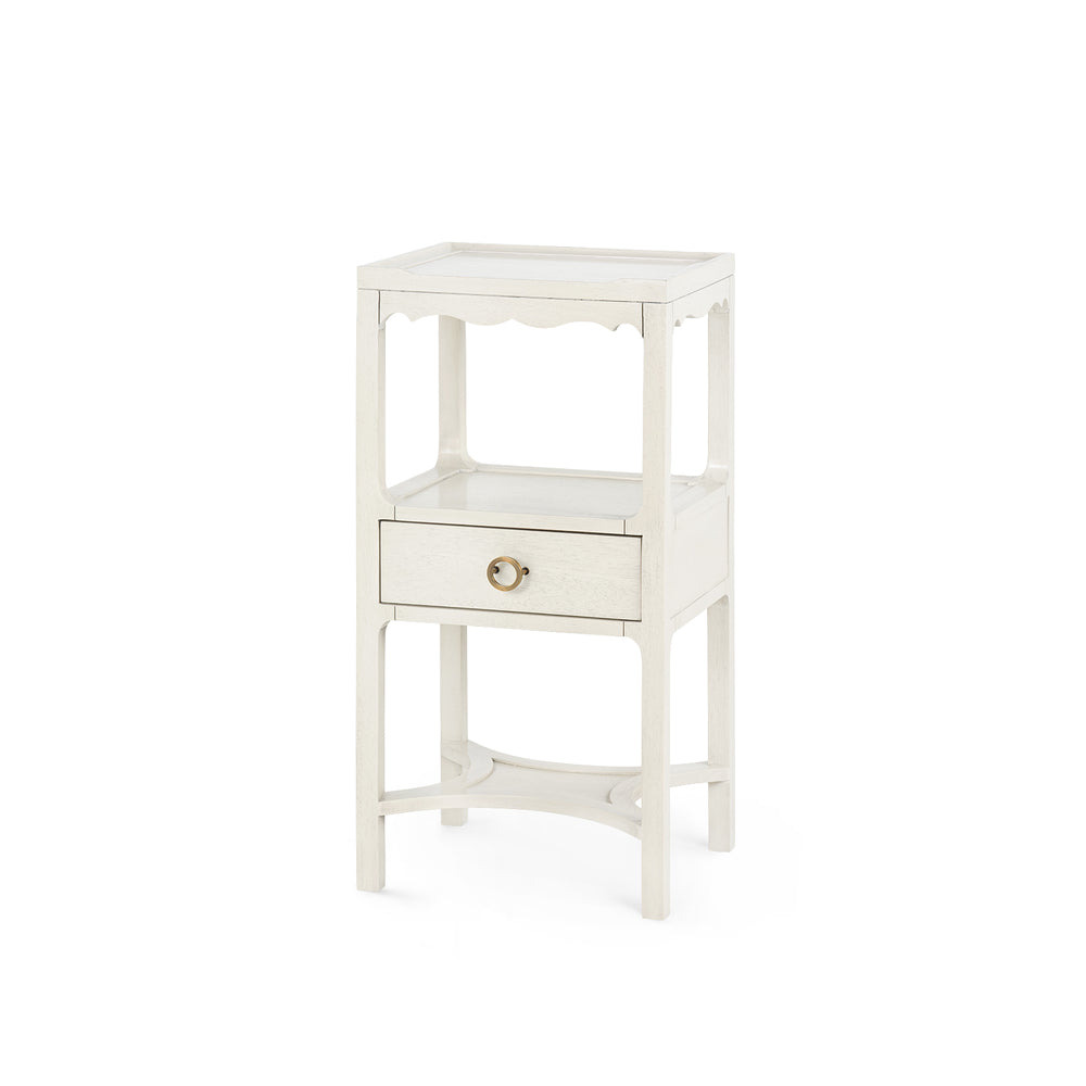 Sara 1-Drawer End Table-Blue Hand Home