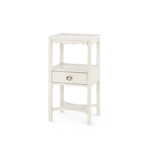 Sara 1-Drawer End Table-Blue Hand Home