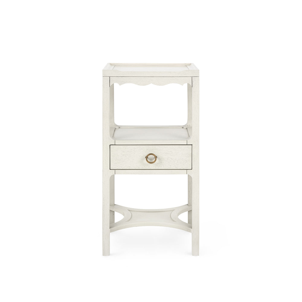 Sara 1-Drawer End Table-Blue Hand Home