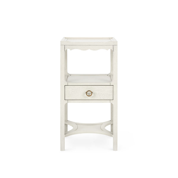Sara 1-Drawer End Table-Blue Hand Home