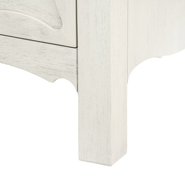 Sara 3-Drawer End Table-Blue Hand Home