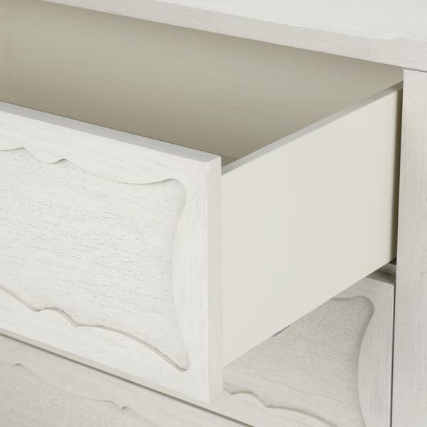 Sara 3-Drawer End Table-Blue Hand Home