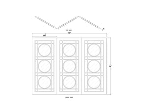 Savannah Room Divider-Blue Hand Home