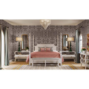 Savannah Large Bench-Blue Hand Home