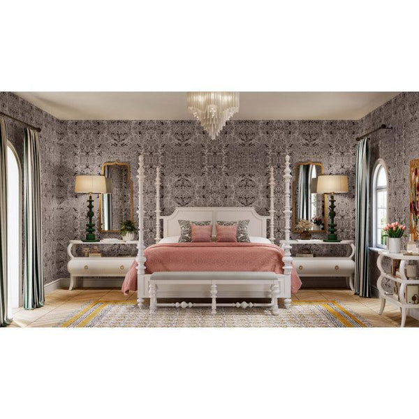 Savannah Large Bench-Blue Hand Home