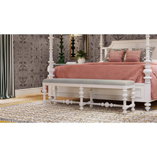Savannah Large Bench-Blue Hand Home