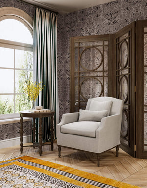 St.James Slipcoveed Chair-Blue Hand Home
