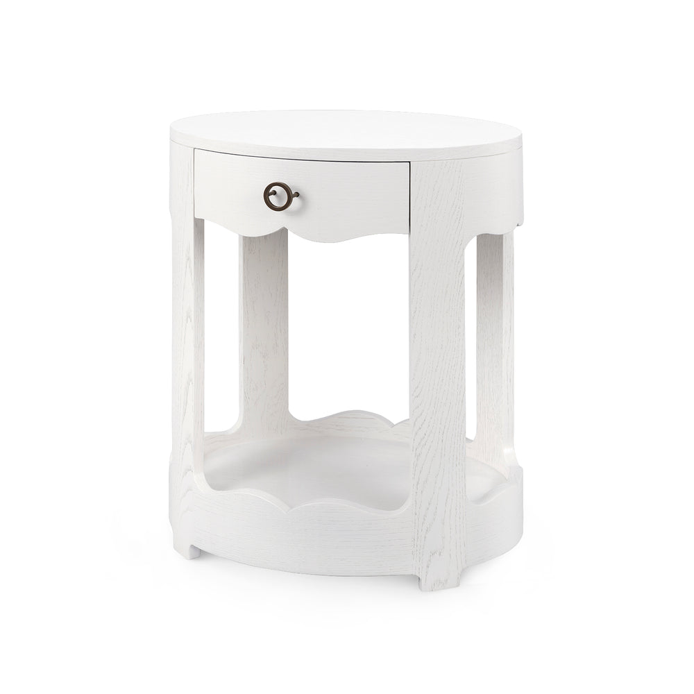 Scarlett 1-Drawer End Table-Blue Hand Home