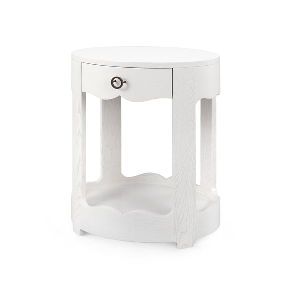 Scarlett 1-Drawer End Table-Blue Hand Home