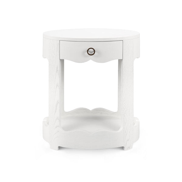 Scarlett 1-Drawer End Table-Blue Hand Home