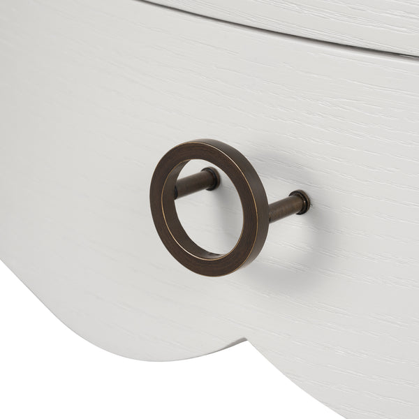 Scarlett 1-Drawer End Table-Blue Hand Home