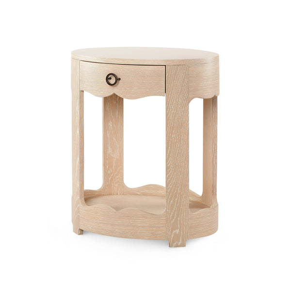 Scarlett 1-Drawer End Table-Blue Hand Home