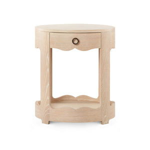 Scarlett 1-Drawer End Table-Blue Hand Home