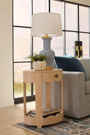 Scarlett 1-Drawer End Table-Blue Hand Home