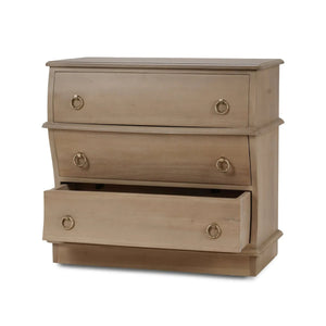 Serpentine Bedside Table-Blue Hand Home