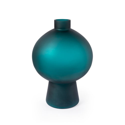 Sharri Large Vase, Dark Persian Green