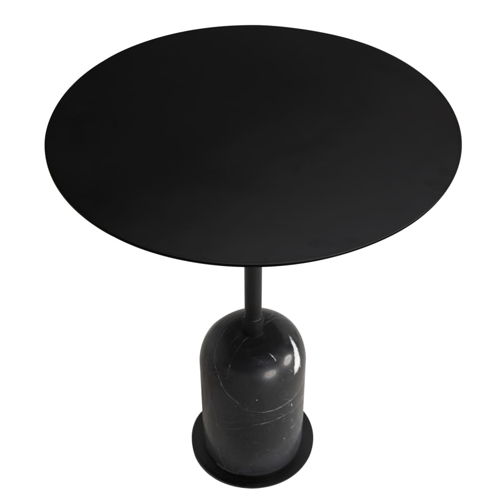 Shantu Side Table with Metal Top-Blue Hand Home